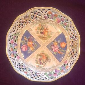 Vtg Schumann Dresden Bowl.